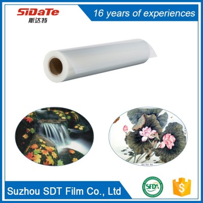 Glossy microporous polyester film 120mic screen printing waterproof PET clear inkjet film