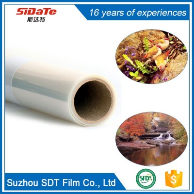 Chinese manufacturer 100 micron inkjet PVC/PET transparent shrink clear printing film for printer